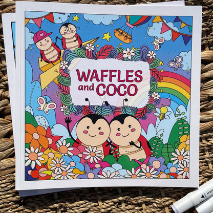 Exclusive Hand-Illustrated Coloring Book Collection