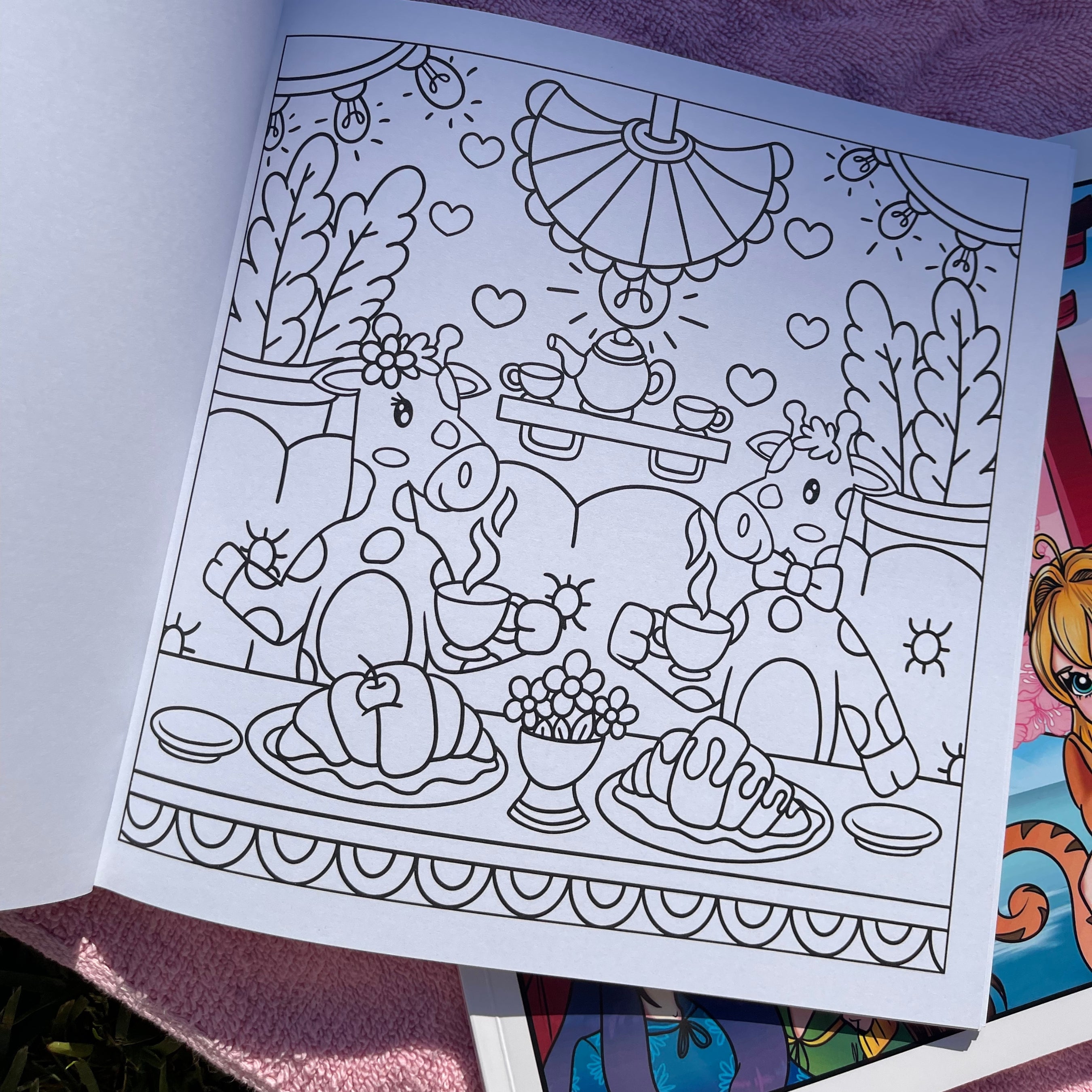 Hand Drawn & Illustrated - Stress Relief Coloring Books