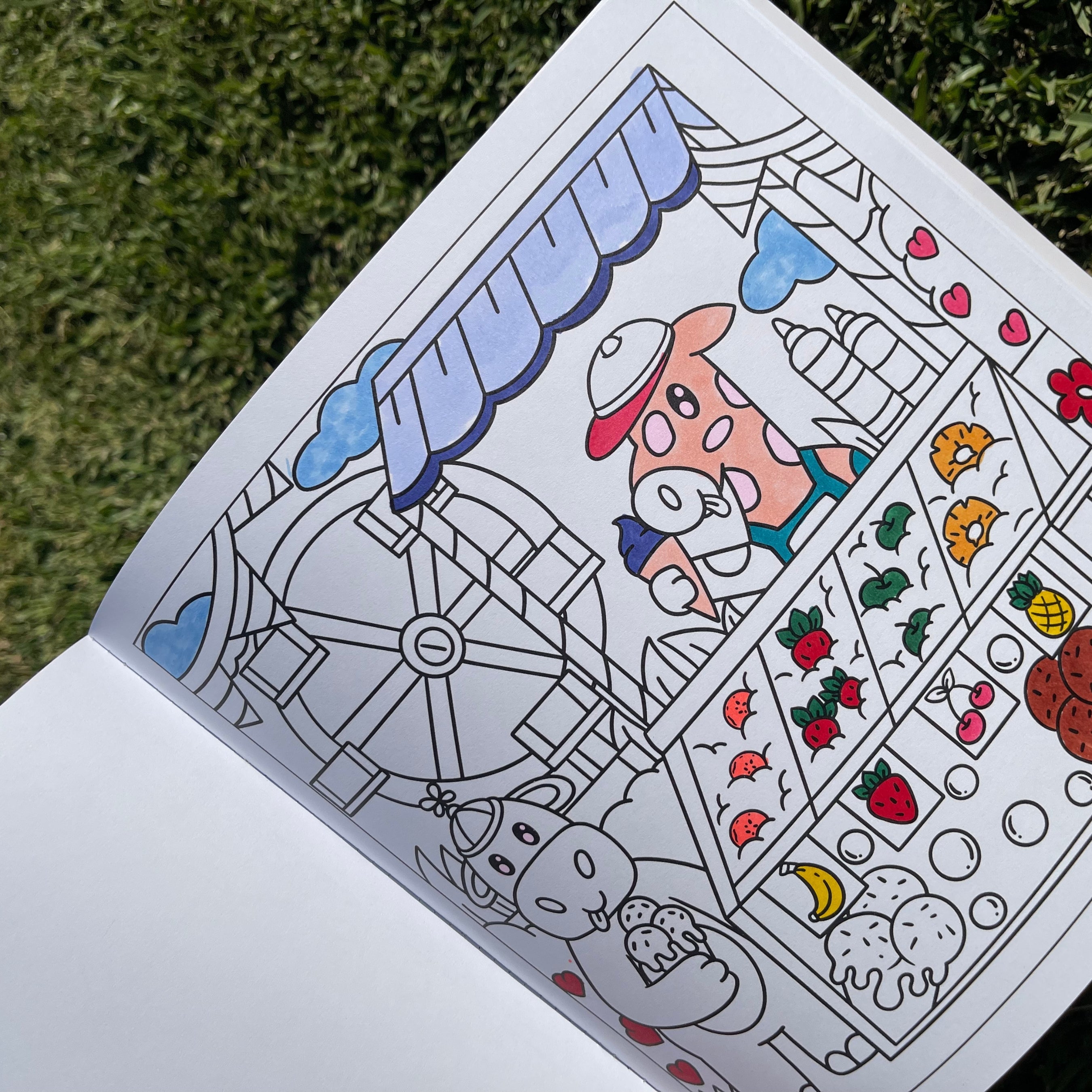 Hand Drawn & Illustrated - Stress Relief Coloring Books