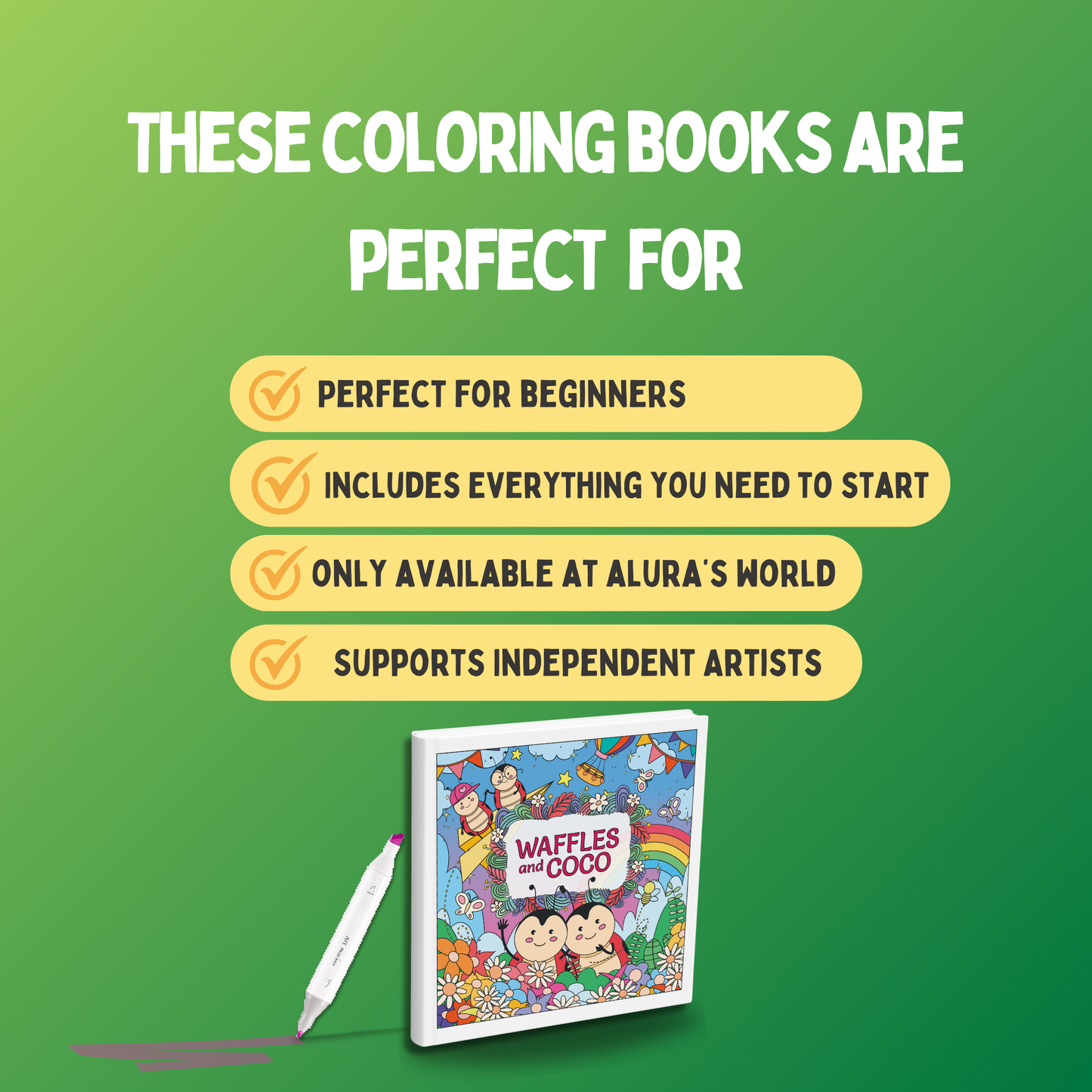 Exclusive Hand-Illustrated Coloring Book Collection