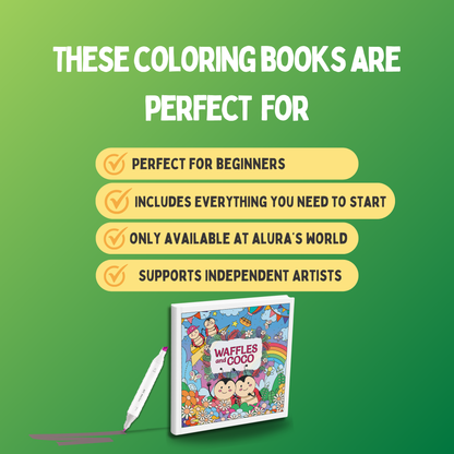 Exclusive Hand-Illustrated Coloring Book Collection