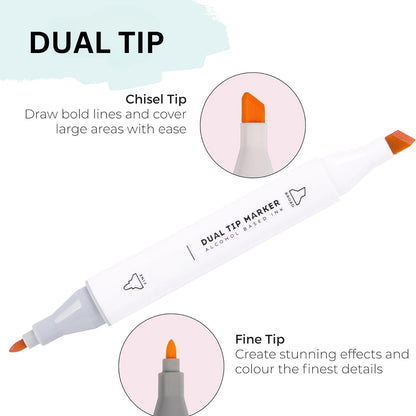 TouchMarker - 120 Dual Tips Alcohol Art Markers