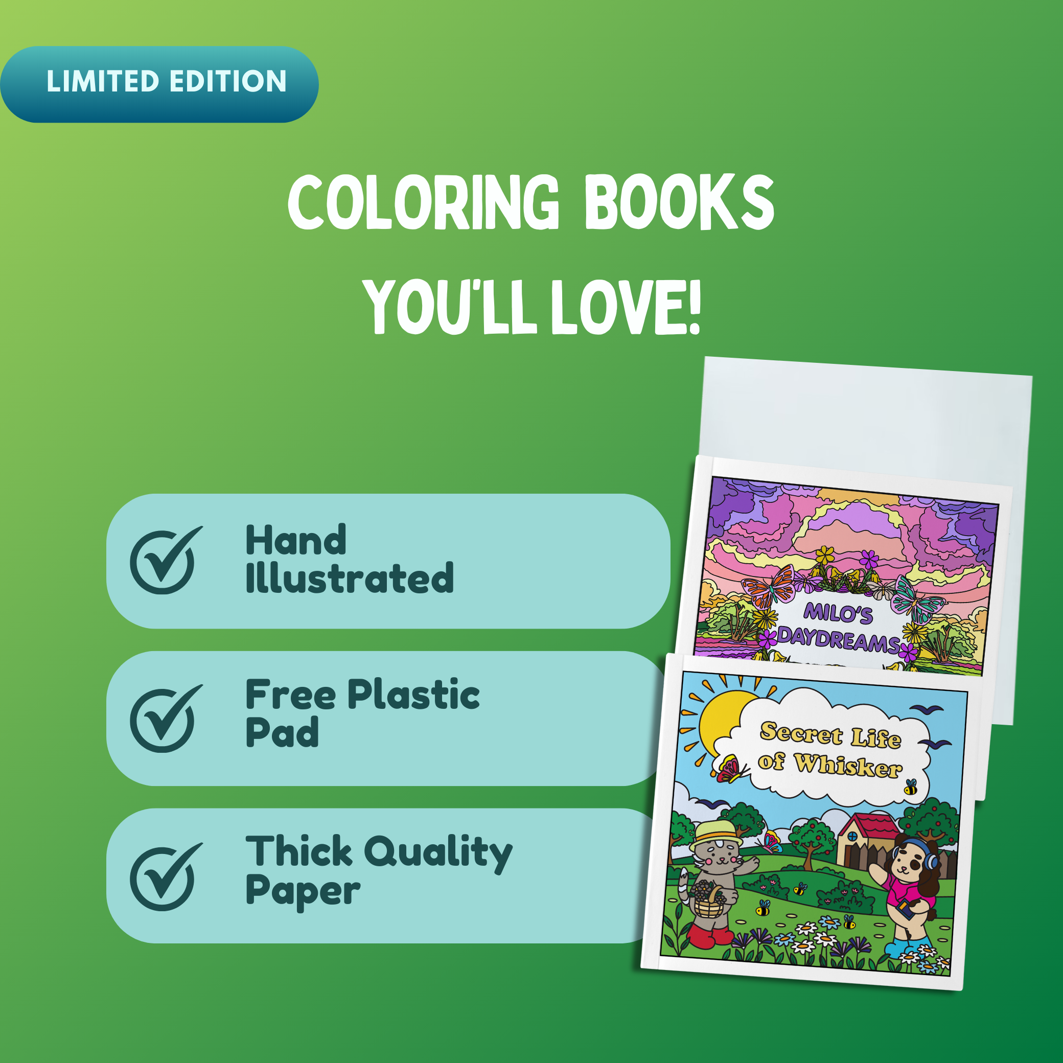 Stress Relief Coloring Books - Volume II