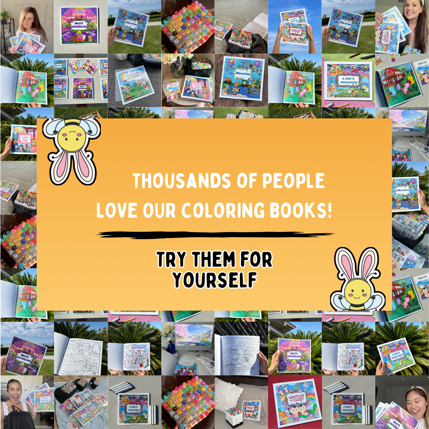 Exclusive Hand-Illustrated Coloring Book Collection