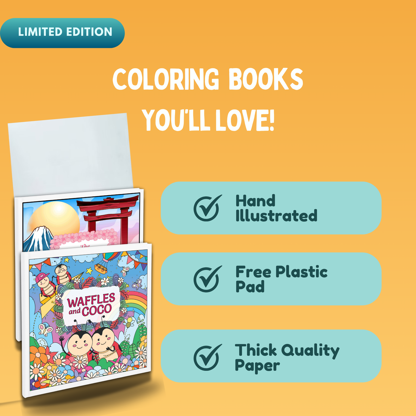 Exclusive Hand-Illustrated Coloring Book Collection