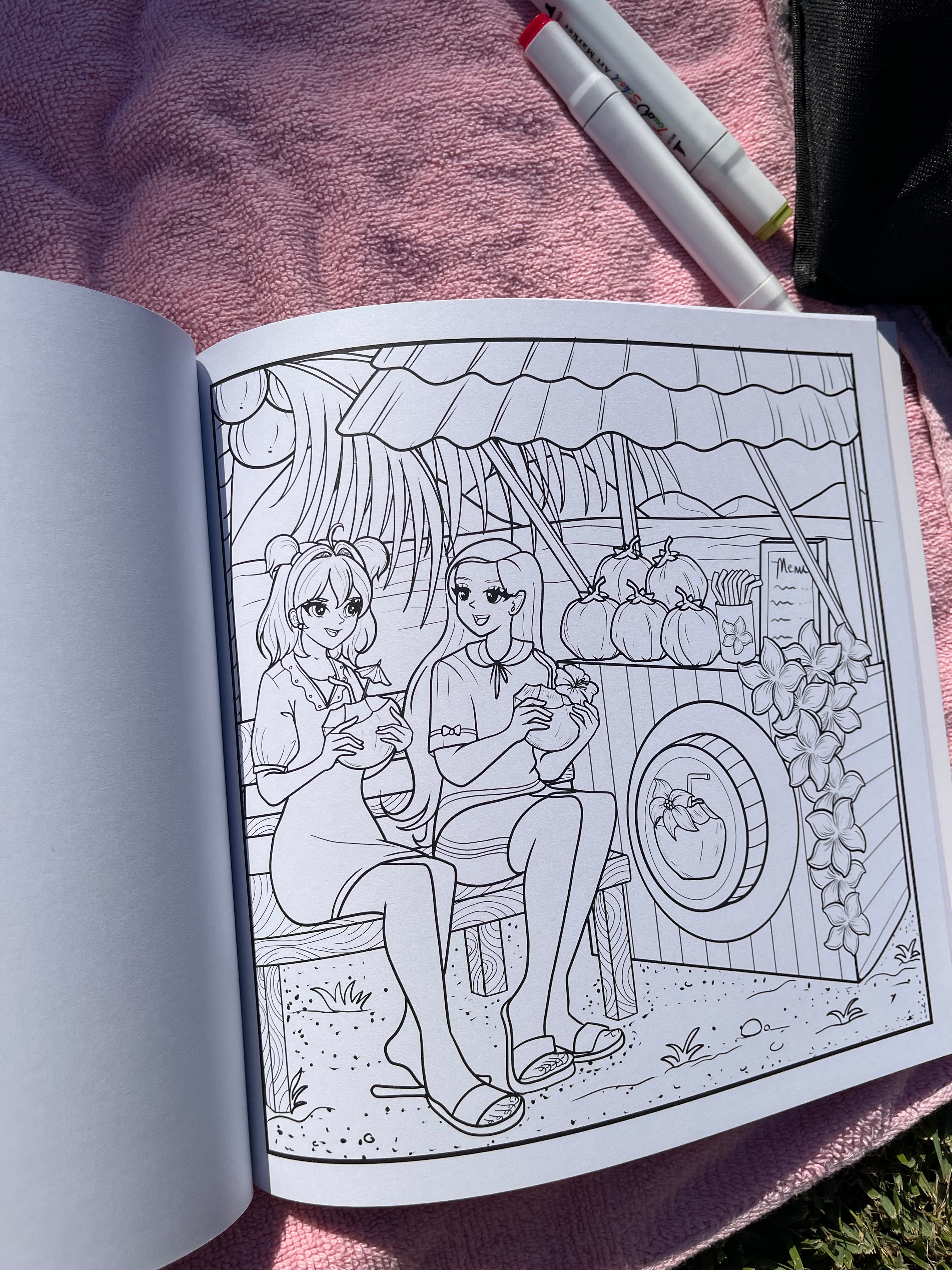 Hand Drawn & Illustrated - Stress Relief Coloring Books