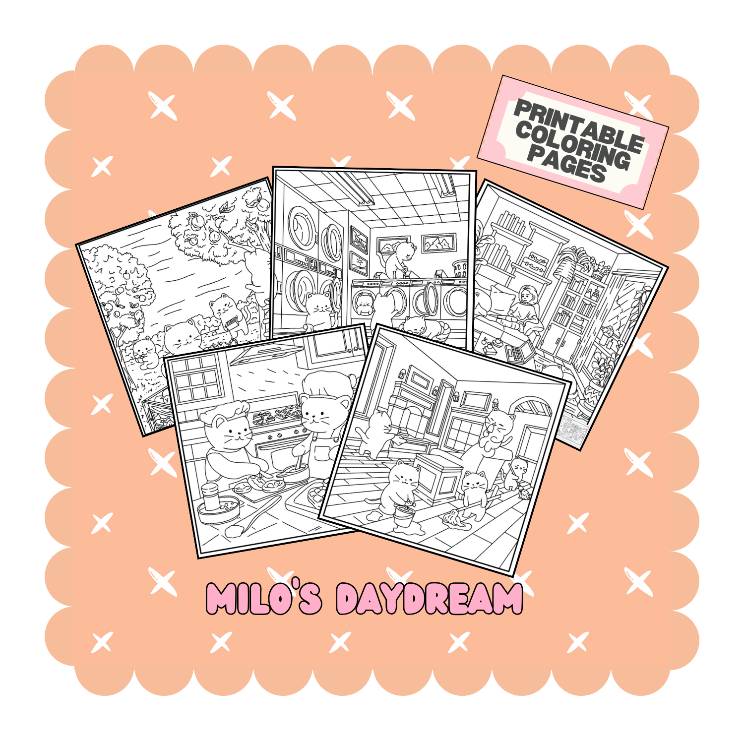 Digital Download - Milo's Daydream (6 pages)