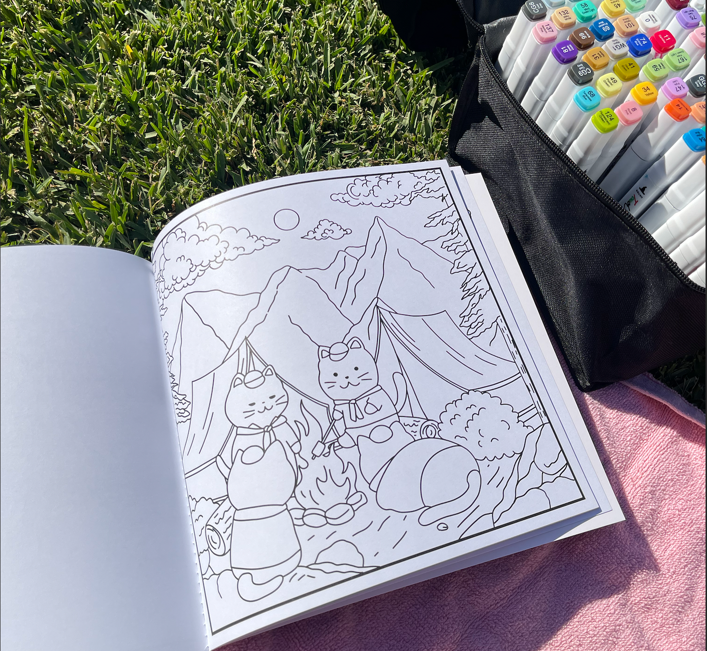 Hand Drawn & Illustrated - Stress Relief Coloring Books