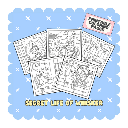 Digital Download - Secret Life of Whisker (6 pages)