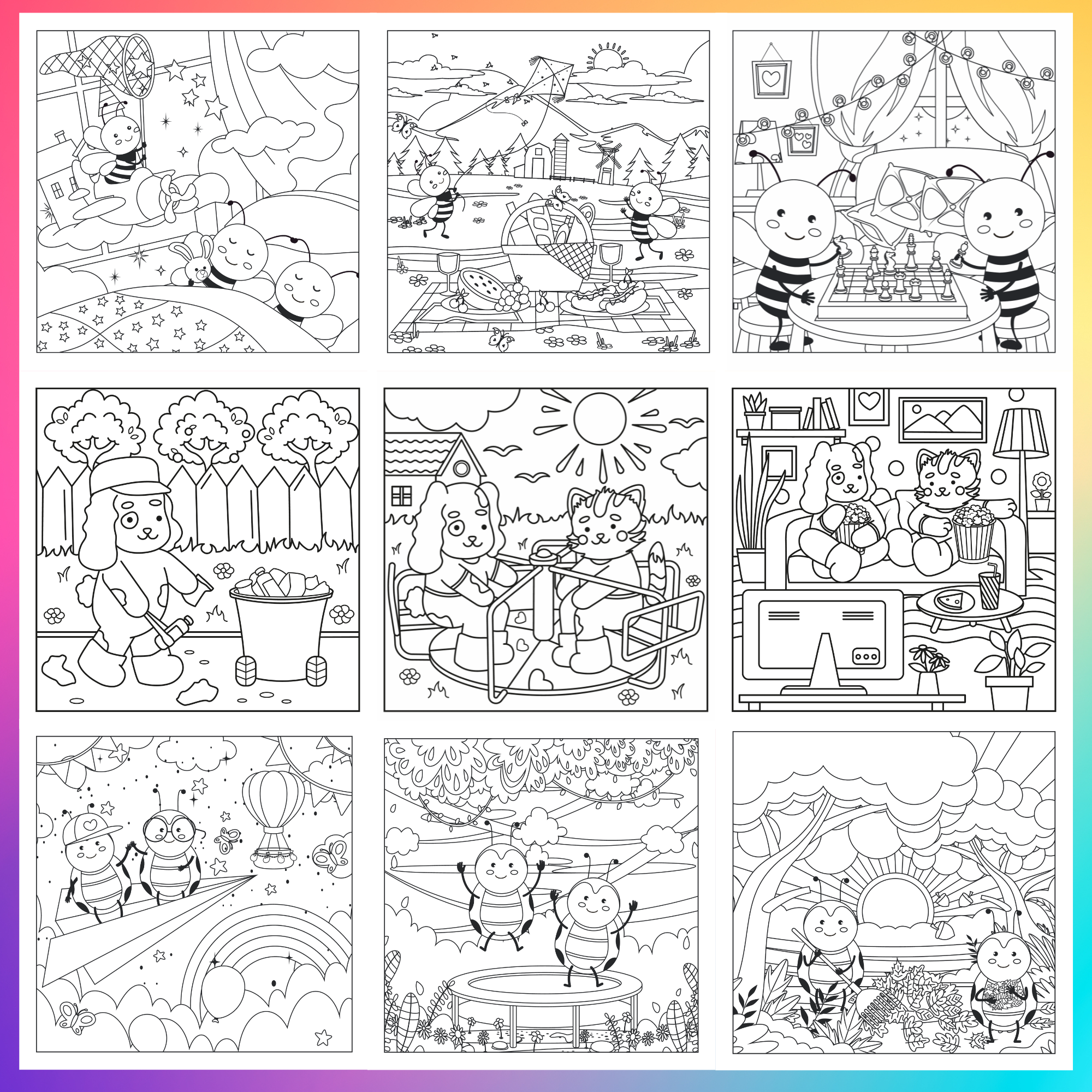 Free PDF Book - Start Coloring Right Away!