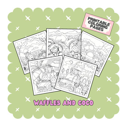 Digital Download - Waffles and Coco (6 pages)