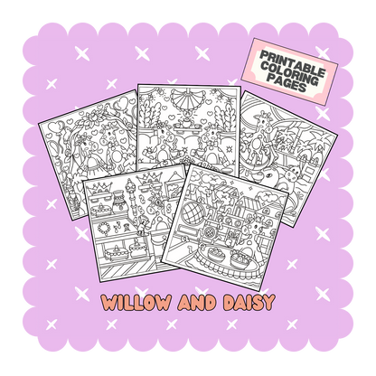 Digital Download - Willow and Daisy (6 pages)